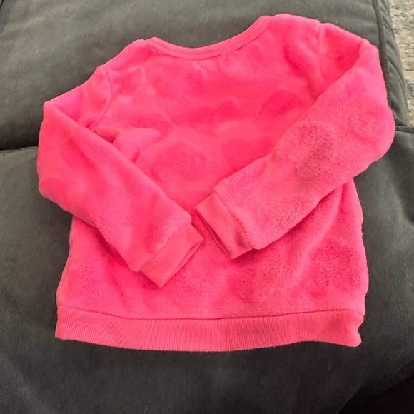 BCBG Hot Pink Fuzzy Toddler Top 4T - Picture 2 of 5
